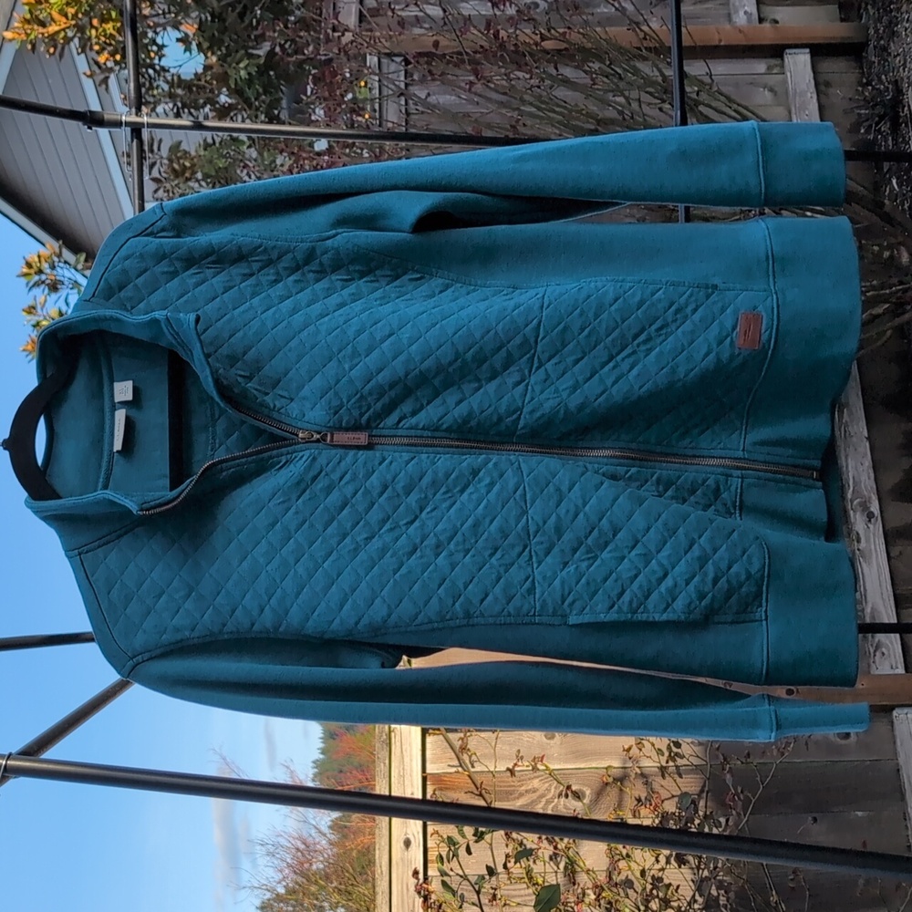 L.L. Bean Quilted Full Zip Sweatshirt